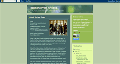 Desktop Screenshot of bardsongpressreviews.blogspot.com