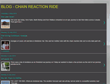 Tablet Screenshot of chainreactionride.blogspot.com