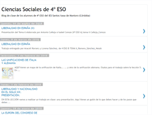 Tablet Screenshot of cienciassociales4eso.blogspot.com