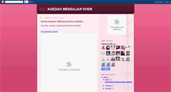 Desktop Screenshot of kaedahmengajarkhsr.blogspot.com