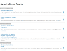 Tablet Screenshot of mesotheliomacancer2u.blogspot.com