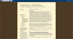 Desktop Screenshot of cumbpublib.blogspot.com