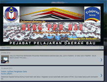 Tablet Screenshot of pejabatpelajarandaerahbau.blogspot.com