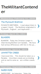 Mobile Screenshot of militantcontender.blogspot.com