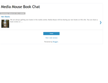 Tablet Screenshot of mediamousebookchat.blogspot.com