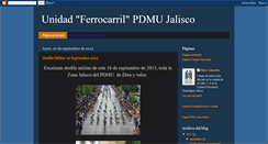 Desktop Screenshot of ferrocarrilpdmu.blogspot.com