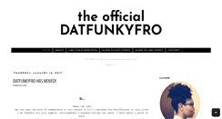 Desktop Screenshot of datfunkyfro.blogspot.com