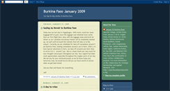 Desktop Screenshot of burkina-jan09.blogspot.com