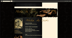 Desktop Screenshot of nadadedios.blogspot.com