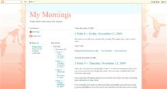 Desktop Screenshot of mymornings.blogspot.com