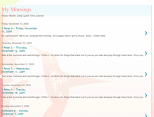 Tablet Screenshot of mymornings.blogspot.com