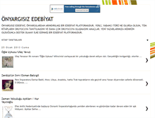 Tablet Screenshot of onyargisizedebiyat.blogspot.com