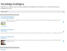 Tablet Screenshot of ecologiatecno.blogspot.com