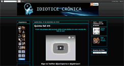 Desktop Screenshot of idioticecronica.blogspot.com