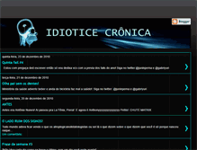 Tablet Screenshot of idioticecronica.blogspot.com