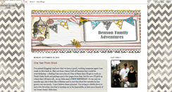 Desktop Screenshot of bensonfamilyadventures.blogspot.com