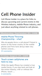 Mobile Screenshot of cellphoneinsider.blogspot.com