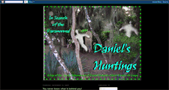 Desktop Screenshot of danielshuntings.blogspot.com