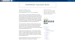 Desktop Screenshot of fairhavencollege.blogspot.com