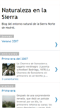 Mobile Screenshot of naturalezaenlasierranorte.blogspot.com