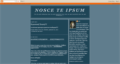 Desktop Screenshot of nosceteipsum33.blogspot.com