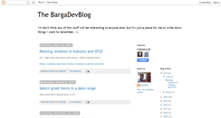 Desktop Screenshot of bargablog.blogspot.com