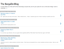 Tablet Screenshot of bargablog.blogspot.com