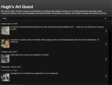 Tablet Screenshot of hughsartquest.blogspot.com