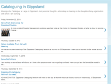 Tablet Screenshot of cataloguingingippsland.blogspot.com