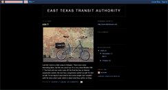 Desktop Screenshot of easttexastransitauthority.blogspot.com