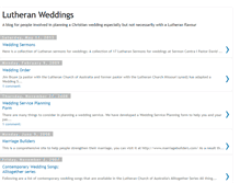 Tablet Screenshot of lutheranweddings.blogspot.com