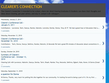 Tablet Screenshot of clearersconnection.blogspot.com