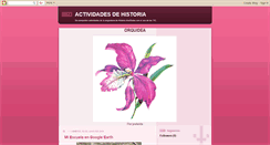 Desktop Screenshot of orquidea-actividadesdehistoria.blogspot.com