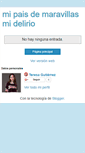 Mobile Screenshot of mipaisdemaravillas-midelirio.blogspot.com