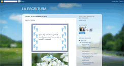 Desktop Screenshot of laescrituraenelaula.blogspot.com