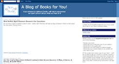 Desktop Screenshot of ablogofbooks.blogspot.com