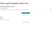 Tablet Screenshot of howtogetfacebookcreditsfree.blogspot.com