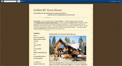 Desktop Screenshot of golden-bc-guest-house.blogspot.com