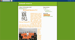 Desktop Screenshot of kirkwallroversfc.blogspot.com