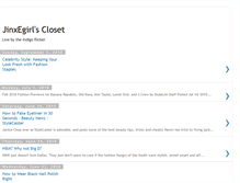 Tablet Screenshot of jinxegirlscloset.blogspot.com
