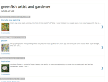 Tablet Screenshot of greenfishwatercolors.blogspot.com
