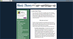 Desktop Screenshot of musictheoryblog.blogspot.com