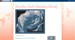 Desktop Screenshot of bromleygirlsstandingstrong.blogspot.com