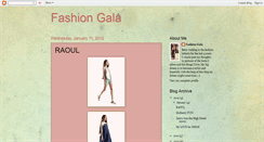 Desktop Screenshot of fashiongala.blogspot.com