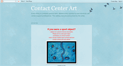 Desktop Screenshot of contactcenterart.blogspot.com