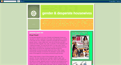 Desktop Screenshot of genderdesperatehousewives.blogspot.com