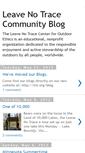 Mobile Screenshot of leavenotracecommunity.blogspot.com