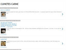 Tablet Screenshot of cuinetes-carme.blogspot.com