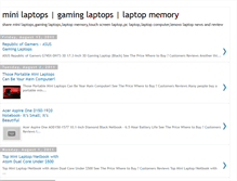 Tablet Screenshot of minigaminglaptops.blogspot.com