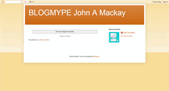 Desktop Screenshot of johnamackay.blogspot.com